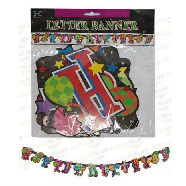 decoratie happy birthday cu baloane si stele